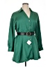 Zara 100% Polyester Green Casual Dress Size XL - photo 1