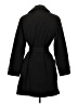 Gallery 100% Polyester Black Trenchcoat Size S - photo 2