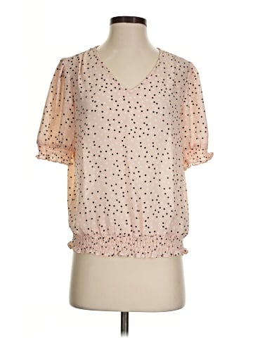 Adrianna Papell Short Sleeve Blouse (view 1)
