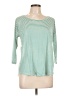 Freebird Green 3/4 Sleeve Top Size L - photo 1