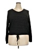 LC Lauren Conrad Gray Long Sleeve Top Size XXL - photo 1