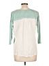 Freebird Green 3/4 Sleeve Top Size L - photo 2