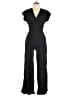 Bisou Bisou Solid Black Jumpsuit Size 6 - photo 1