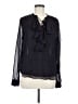 Tommy Hilfiger 100% Polyester Blue Long Sleeve Blouse Size M - photo 1