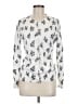 Lands' End 100% Baumwolle White Cardigan Size M (petite) - photo 1