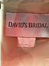 David's Bridal 100% Polyester Ivory Silver Cocktail Dress Size 18 - photo 4