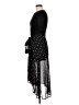 Maje Polka Dots Solid Black Cocktail Dress Size M (estimated) - photo 5