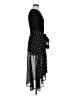Maje Polka Dots Solid Black Cocktail Dress Size M (estimated) - photo 4