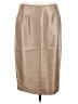 Le Suit 100% Polyester Metallic Tan Formal Skirt Size 10 - photo 1