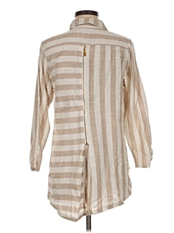 Soft Surroundings 3/4 Sleeve Button-Down Shirt (view 2)