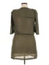 Sandro 100% Polyester Green 3/4 Sleeve Blouse Size Lg (3) - photo 2