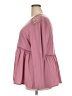Torrid Pink Long Sleeve Blouse Size 2X Plus (2) - photo 5