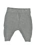 Carter's 100% Cotton Chevron-herringbone Gray Casual Pants 0-3 MO / 3 MO - photo 1