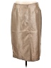 Le Suit 100% Polyester Metallic Tan Formal Skirt Size 10 - photo 2