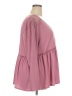 Torrid Pink Long Sleeve Blouse Size 2X Plus (2) - photo 4