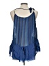 Akemi + Kin Blue Sleeveless Blouse Size L - photo 2