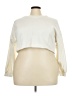 Just Fab Ivory Sweatshirt Size 3X - photo 1
