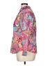Talbots 100% Cotton Paisley Pink Long Sleeve Button-Down Shirt Size XL Petite - photo 5