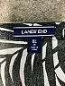 Lands' End 100% Cotton Black 3/4 Sleeve Blouse Size XL - photo 7