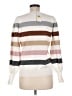John Paul Richard Stripes Ivory Pullover Sweater Size M - photo 2