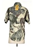 Assorted Brands Animal Print Green Short Sleeve Blouse Size S - photo 2