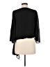 French Connection 100% Polyester Black 3/4 Sleeve Blouse Size 6 - photo 2