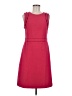 Ann Taylor Solid Red Casual Dress Size 6 - photo 1