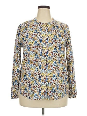 St. John's Bay Long Sleeve Blouse (view 1)