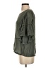 Maven West 100% Cupro Green Short Sleeve Blouse Size S - photo 5