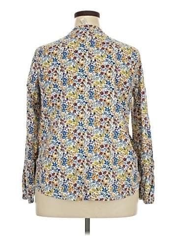St. John's Bay Long Sleeve Blouse (view 2)