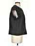 Faherty Black Short Sleeve Blouse Size XS - photo 4