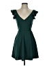 Mi ami Solid Green Cocktail Dress Size S - photo 1