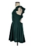 Mi ami Solid Green Cocktail Dress Size S - photo 5