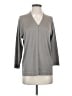 Marlowe Gray 3/4 Sleeve Top Size S - photo 1