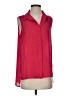 Adrianna Papell 100% Polyester Red Sleeveless Blouse Size S - photo 1