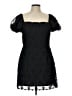 Francesca's 100% Polyester Black Cocktail Dress Size L - photo 1