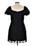 Francesca's 100% Polyester Black Cocktail Dress Size L - photo 2