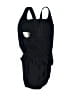 Speedo Solid Black One Piece Swimsuit Size 6 - photo 2