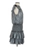 TCEC Metallic Silver Cocktail Dress Size M - photo 4