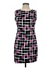 Kasper Graphic Purple Cocktail Dress Size 4 (petite) - photo 1
