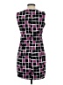 Kasper Graphic Purple Cocktail Dress Size 4 (petite) - photo 2