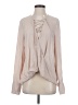 Trouve 100% Polyester Tan Long Sleeve Blouse Size M - photo 1
