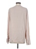 Trouve 100% Polyester Tan Long Sleeve Blouse Size M - photo 2