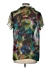 Sunny Leigh 100% Polyester Green Short Sleeve Blouse Size L - photo 2