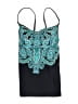 Venus Paisley Teal Swimsuit Top Size 16 - photo 1