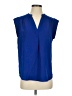 Gibson Blue Sleeveless Blouse Size XS - photo 1