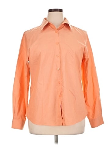 Foxcroft Long Sleeve Button-Down Shirt (view 1)