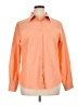 Foxcroft 100% Cotton Orange Long Sleeve Button-Down Shirt Size 16 - photo 1