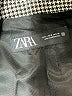 Zara Houndstooth Gray Blazer Size S - photo 6