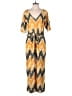 The Odells Chevron-herringbone Yellow Jumpsuit Size M - photo 1